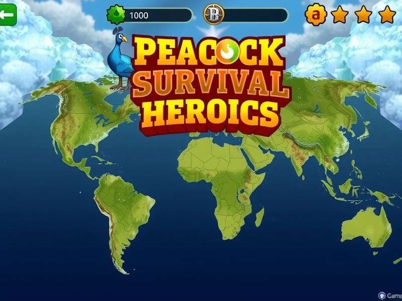 Peacock Survival Heroics gameplay screenshot