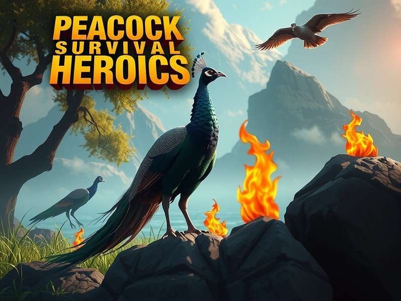 Peacock Survival Heroics game cover